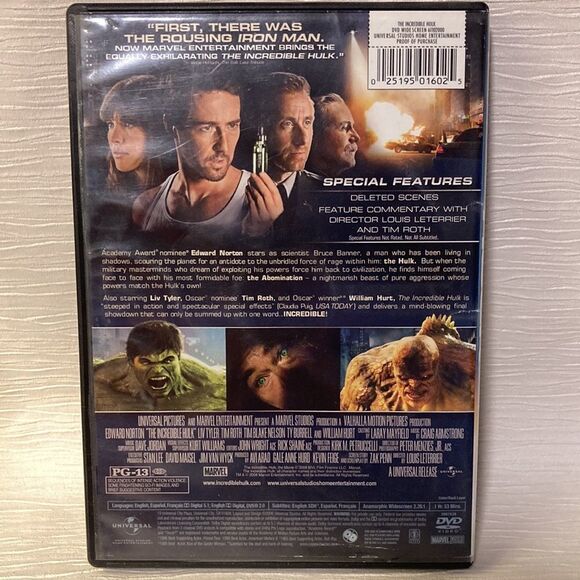 The Incredible Hulk - DVD Movie - Picture 2 of 4
